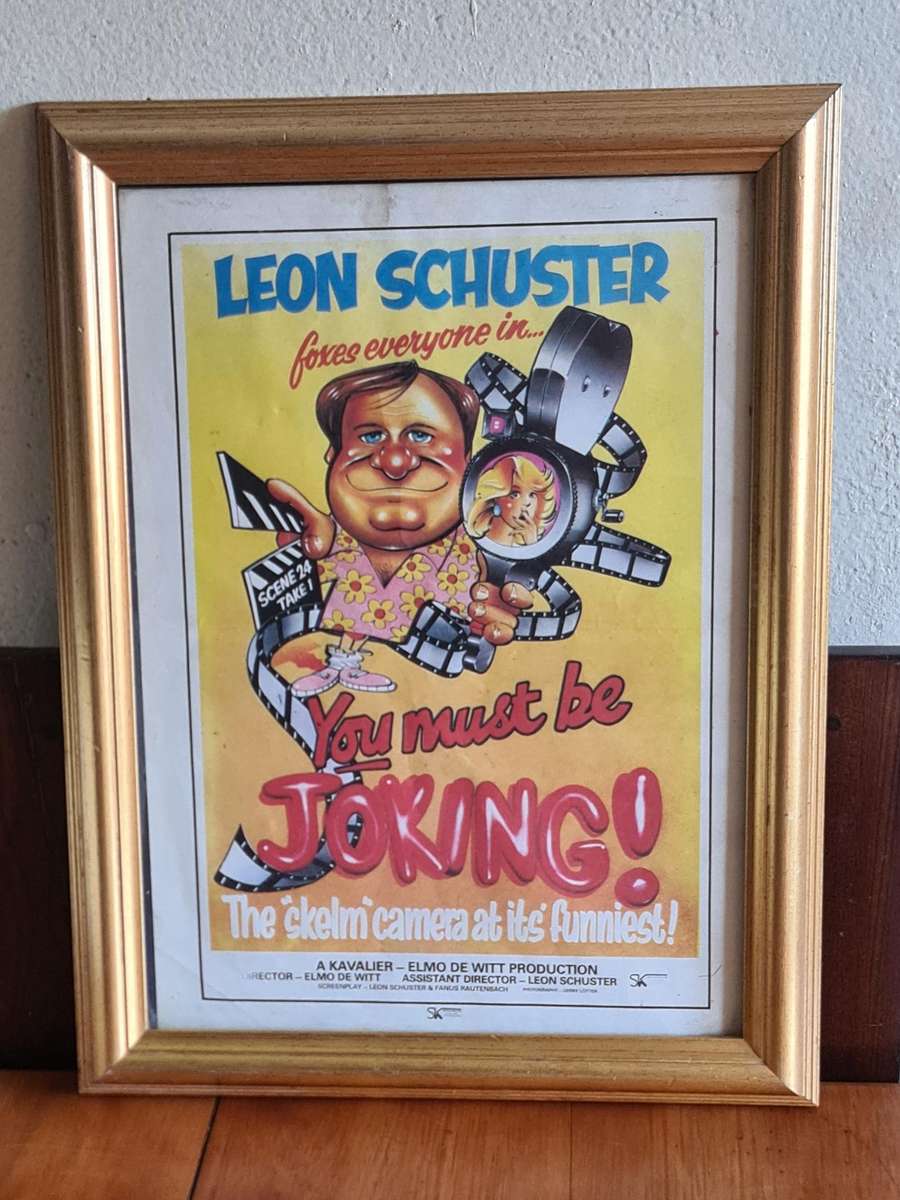 Leon Schuster, You must be Joking Framed poster
