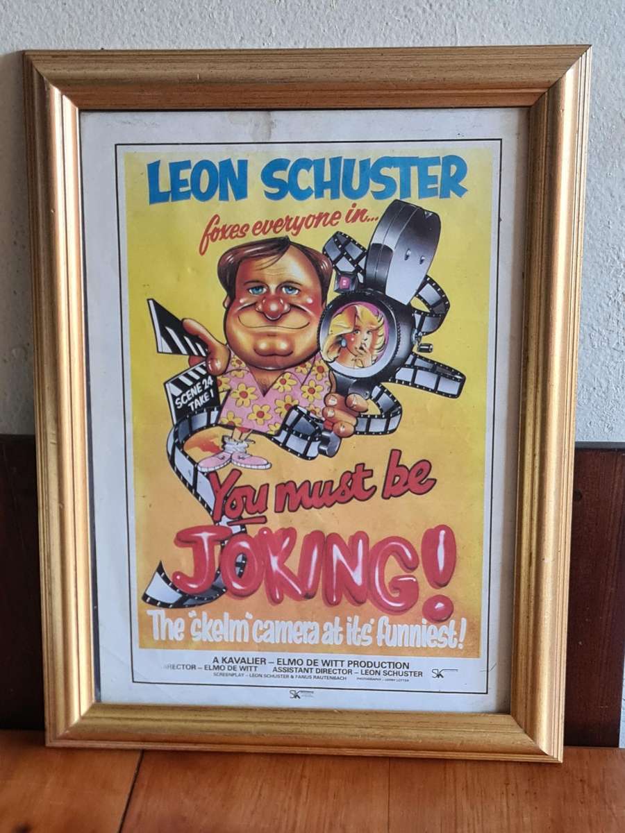 Leon Schuster, You must be Joking Framed poster