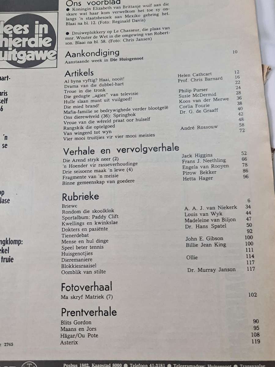 Huisgenoot 11 April 1975, Drama van die Dubbel hart