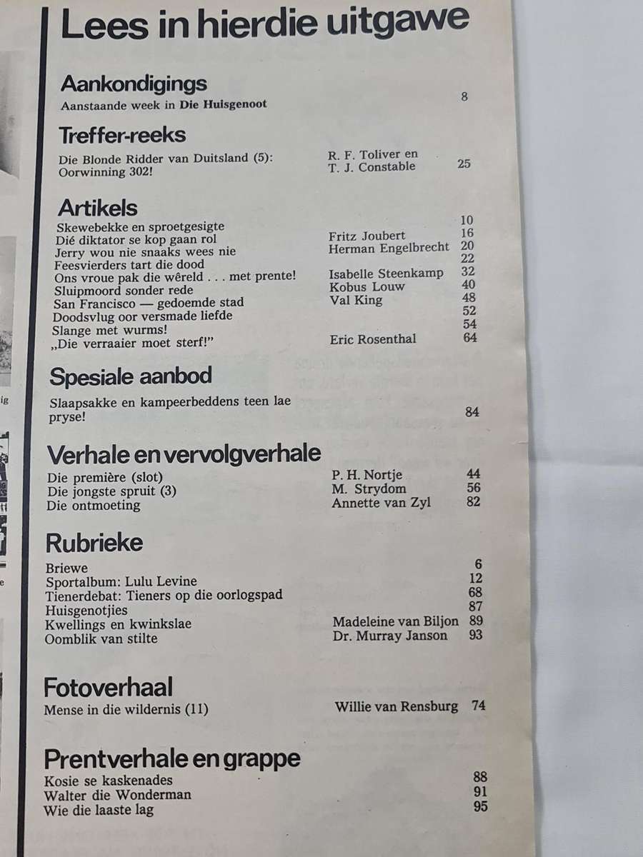 Huisgenoot: 20 Oktober 1972