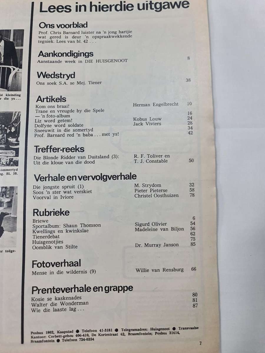 Huisgenoot: 6 Oktober 1972