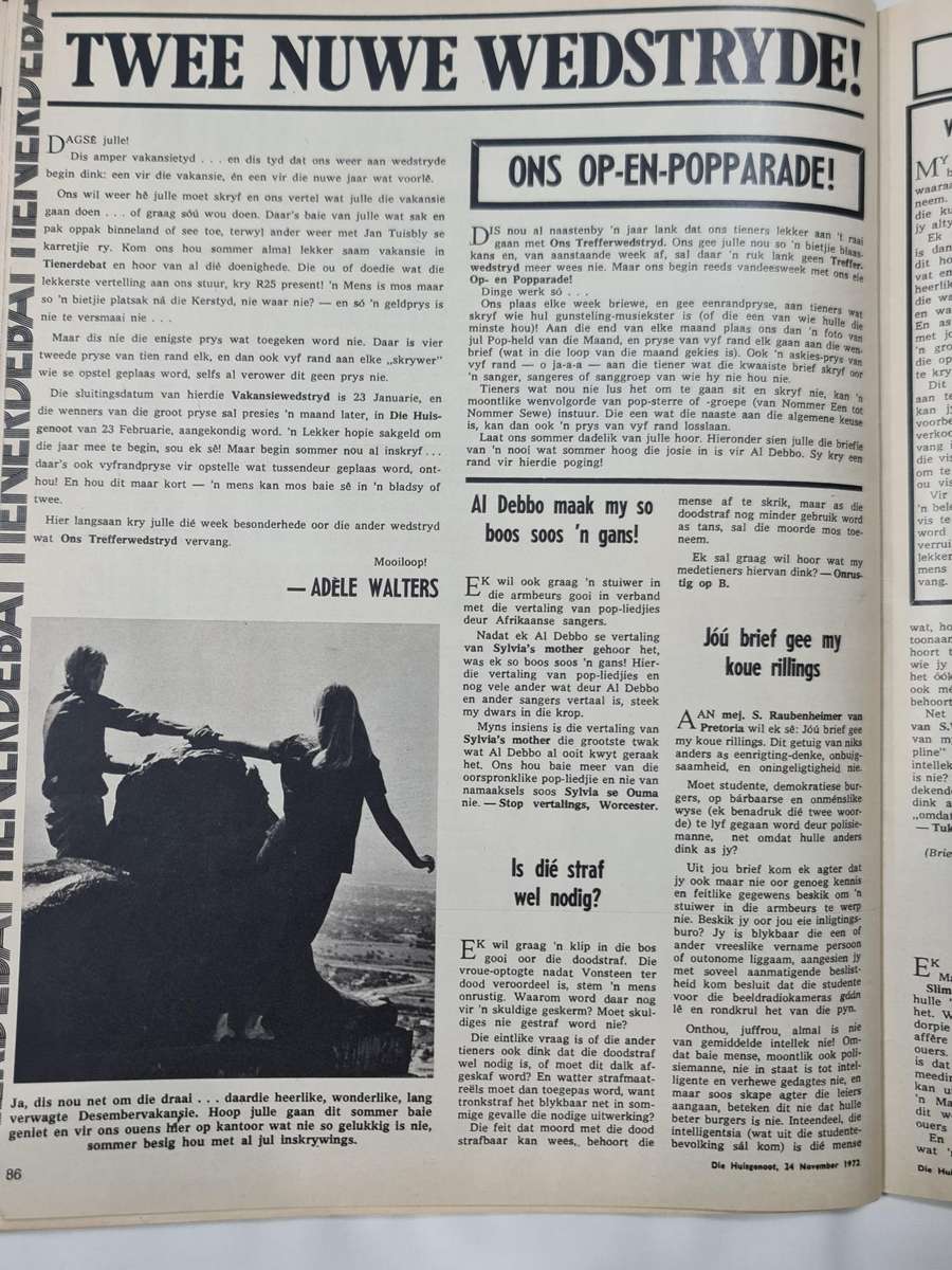 Huisgenoot 24 November 1972, Gary Player, Sophia Loren