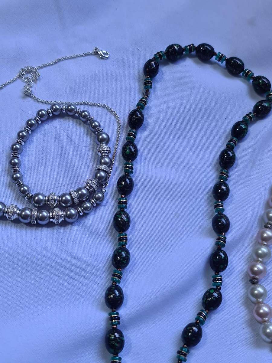 X4 Faux Pearl Necklaces