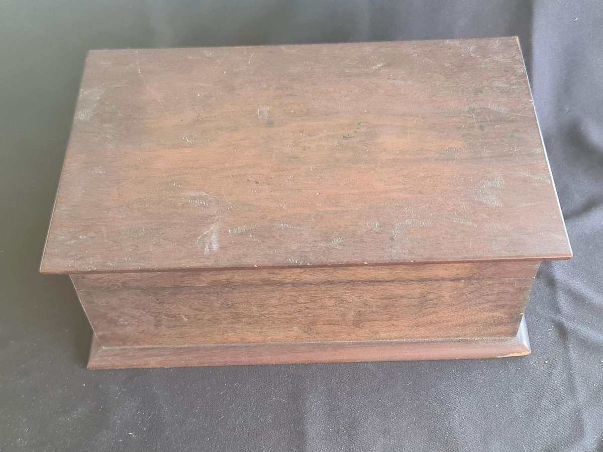Vintage Stinkwood wooden box
