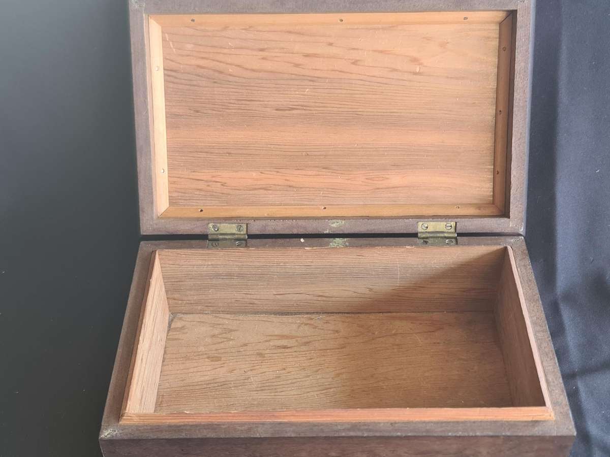 Vintage Stinkwood wooden box