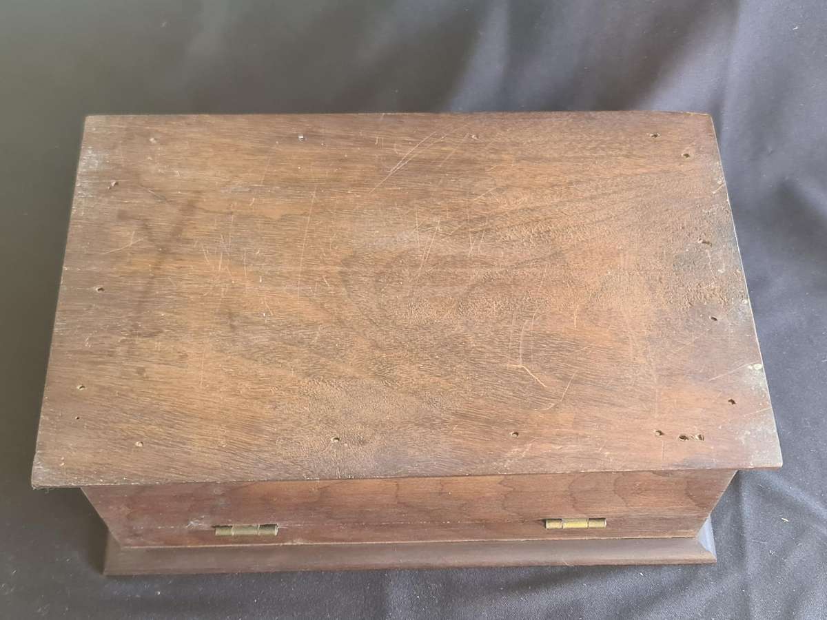 Vintage Stinkwood wooden box