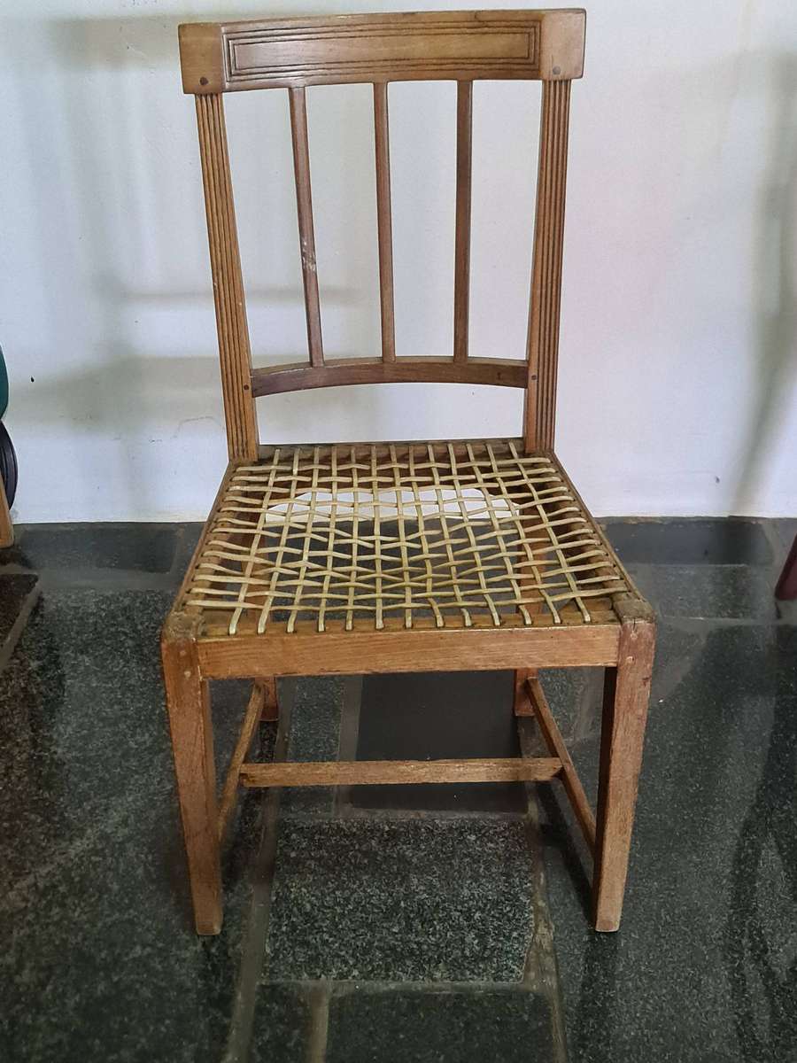 West Coast(?) Fruit wood Riempies side chair