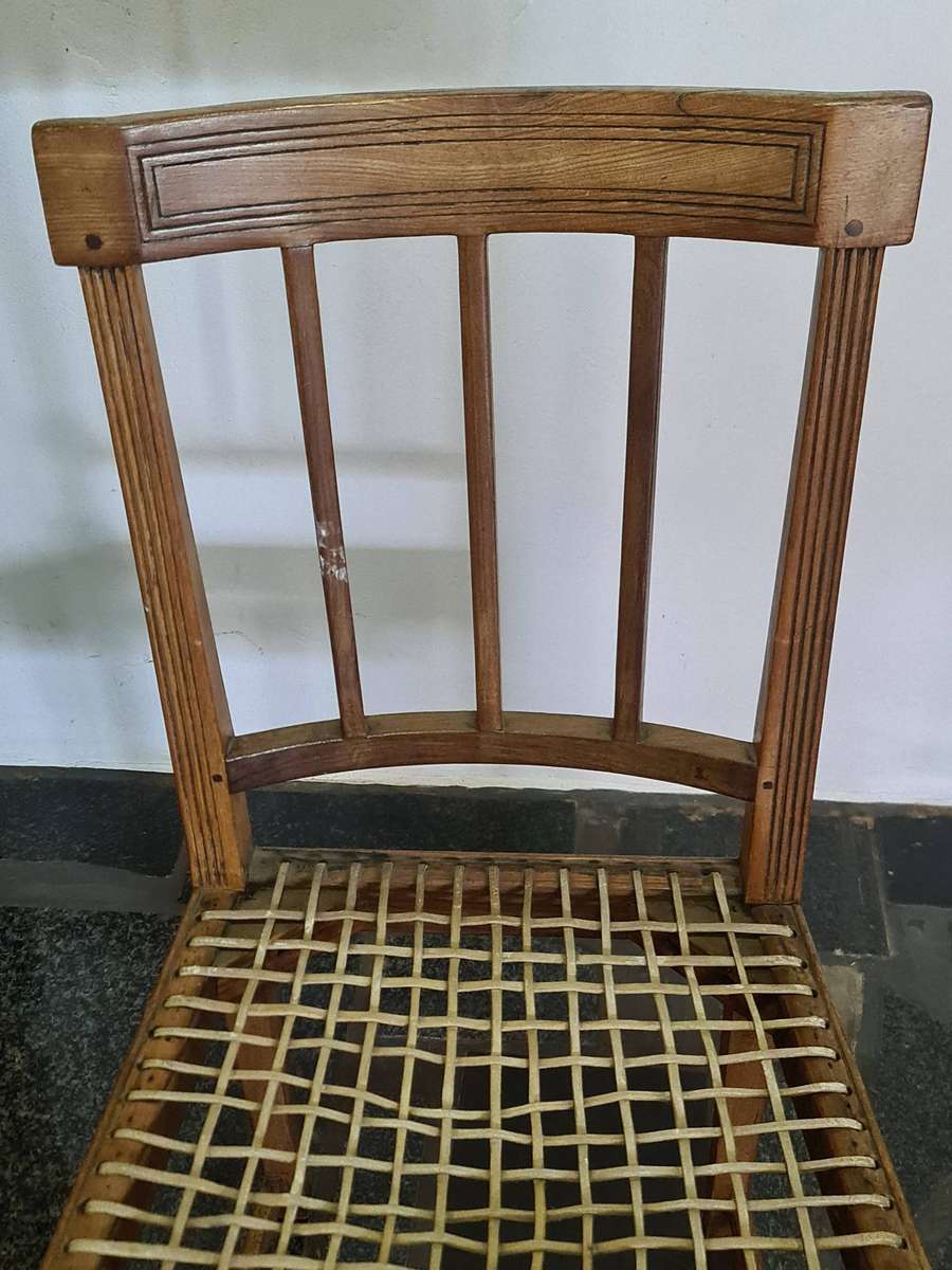 West Coast(?) Fruit wood Riempies side chair