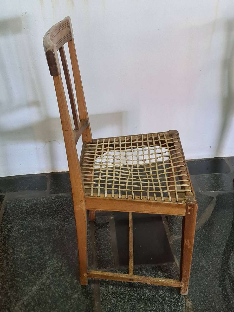 West Coast(?) Fruit wood Riempies side chair