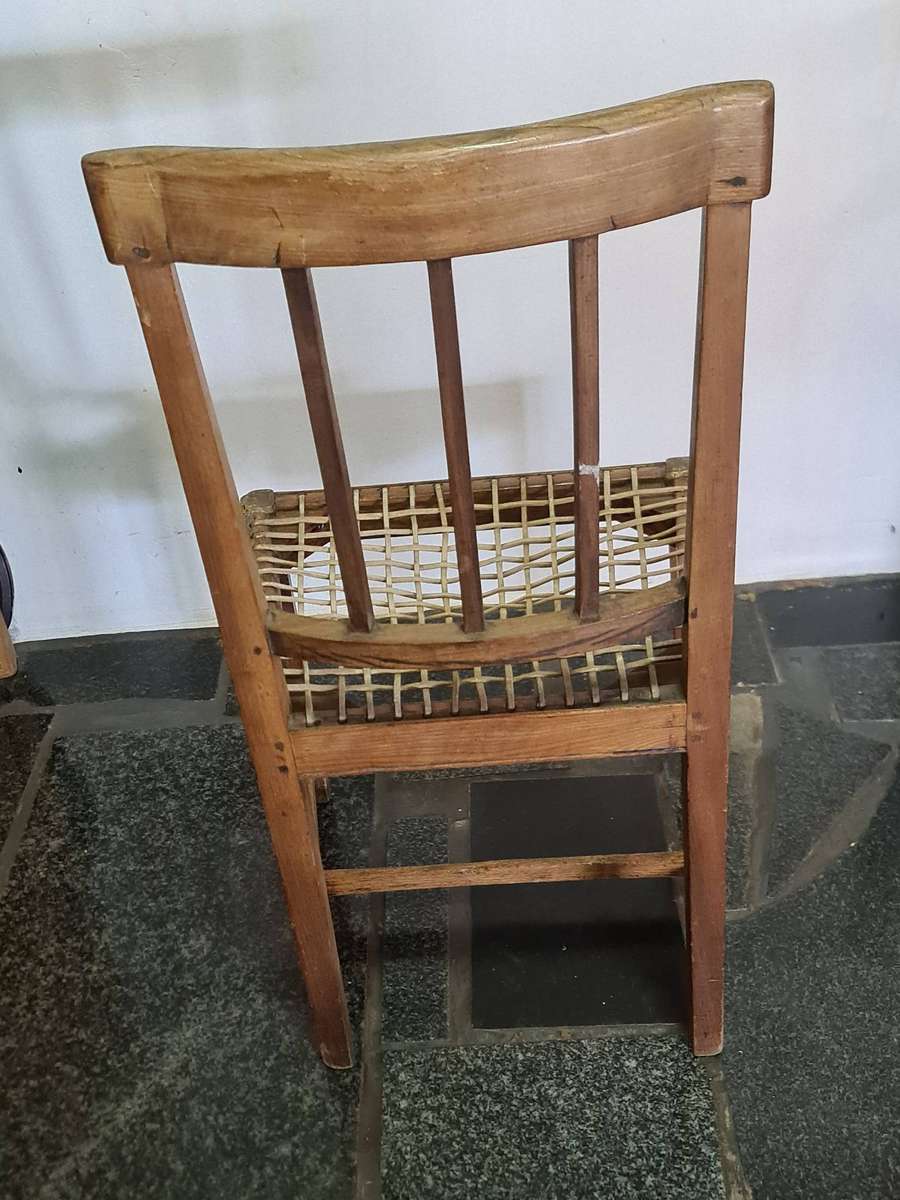 West Coast(?) Fruit wood Riempies side chair
