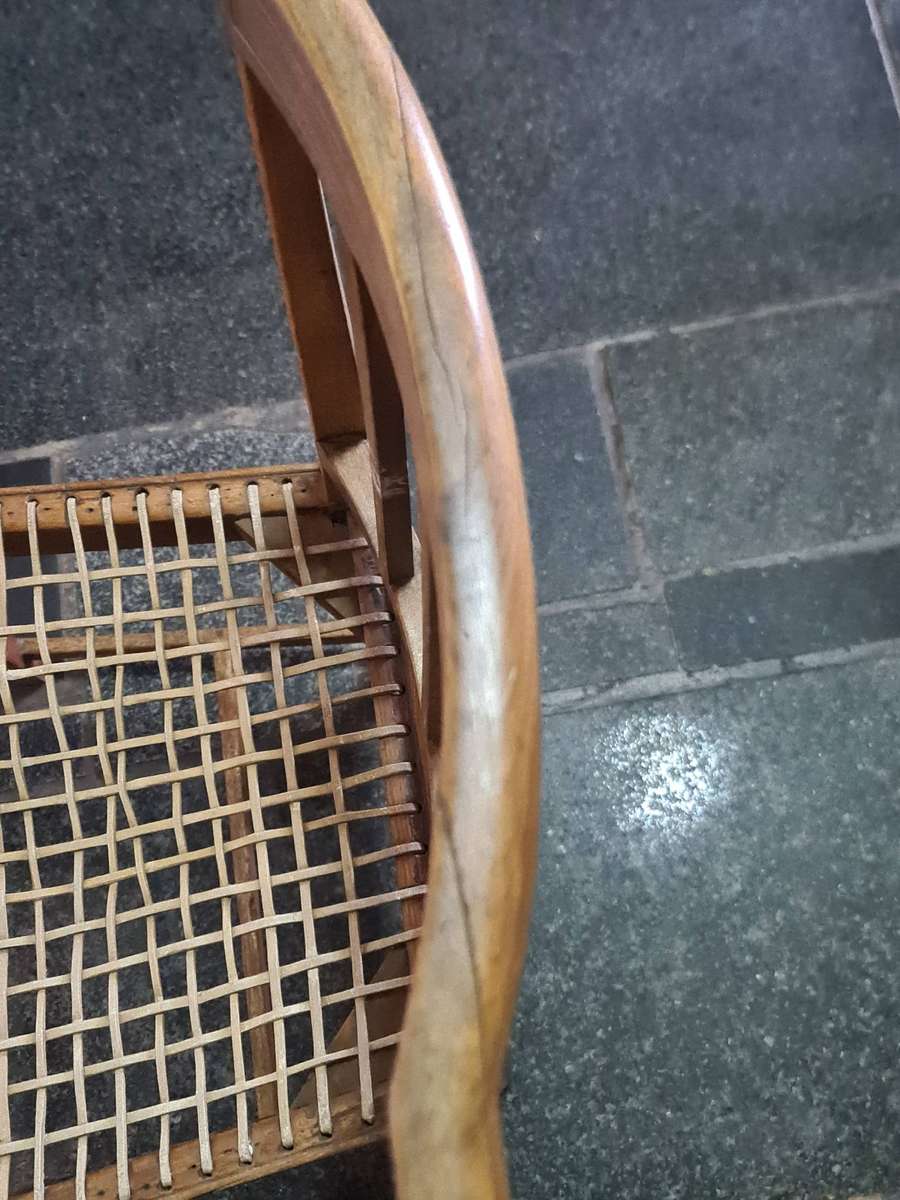 West Coast(?) Fruit wood Riempies side chair