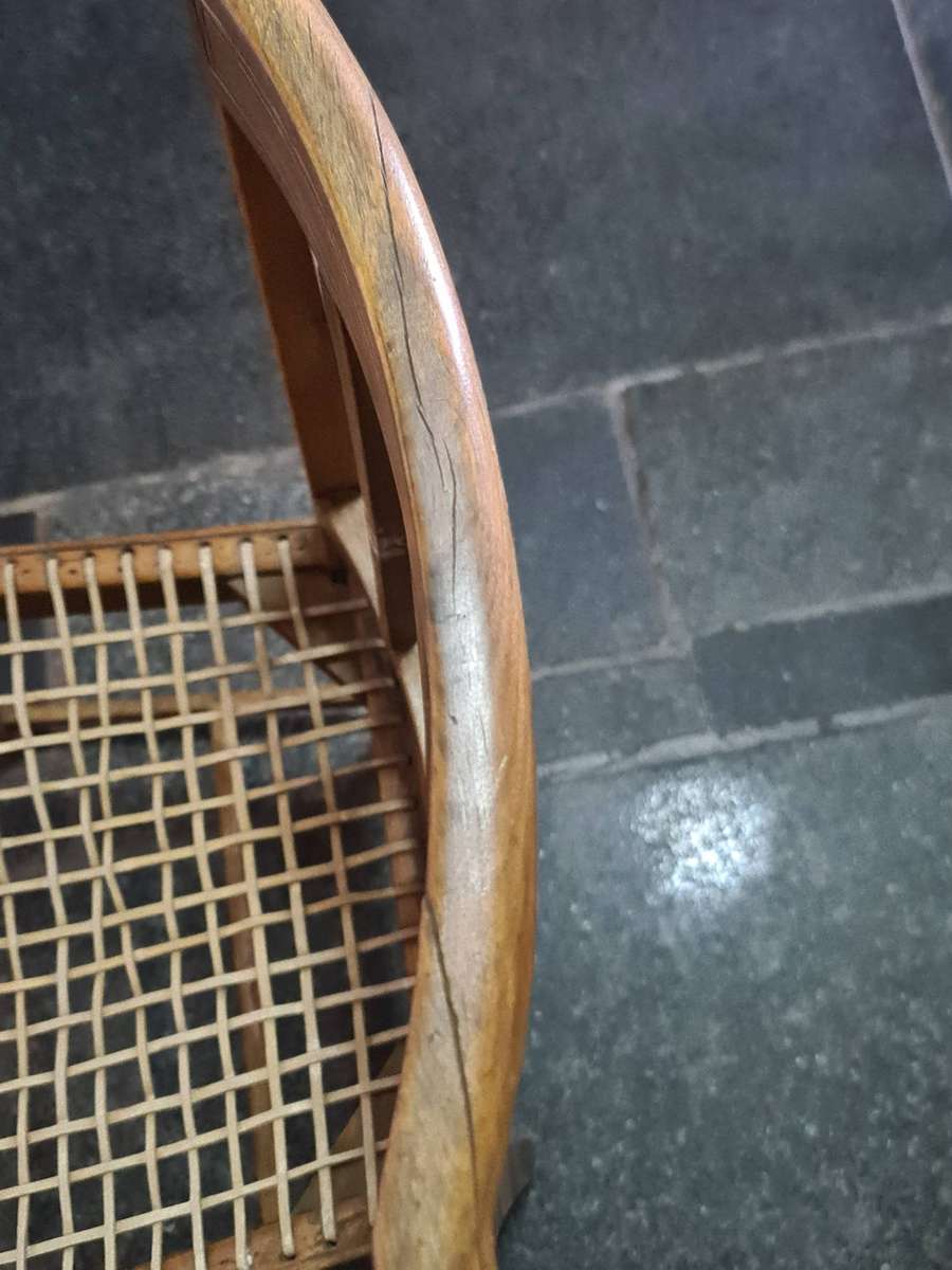 West Coast(?) Fruit wood Riempies side chair