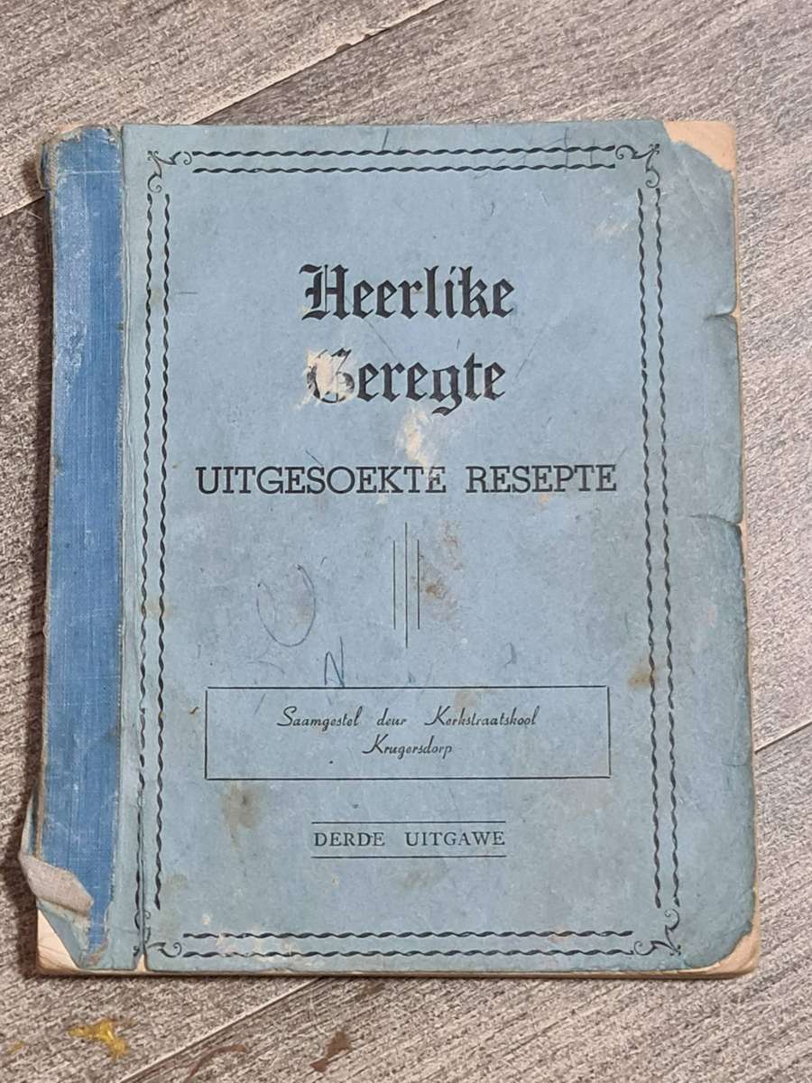 Book: Heerlike Geregte Uitgesoekte resepte