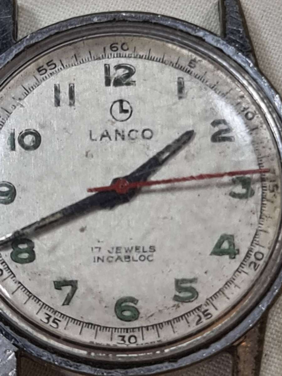 Mens Swiss Made vintage Lanco watch