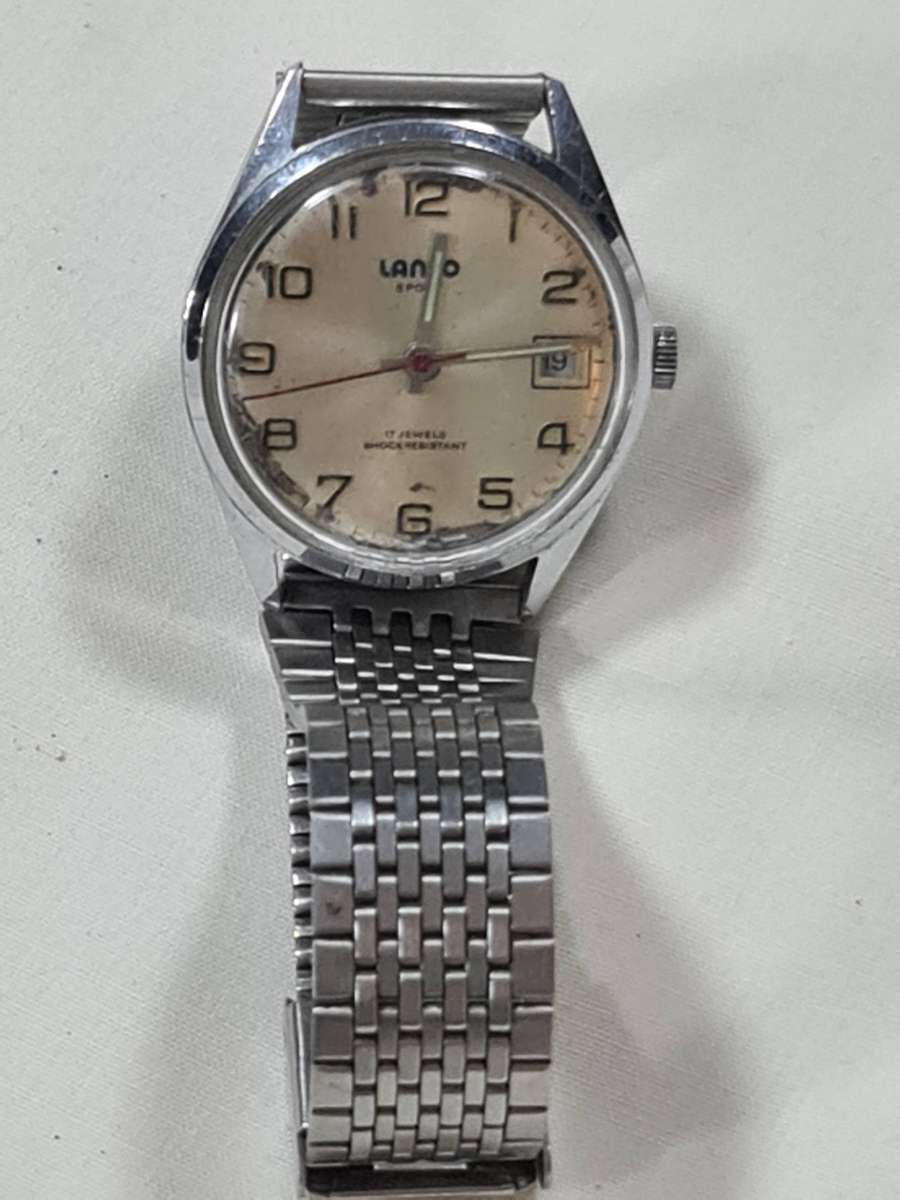 Mens vintage Lanco sport mechanical watch