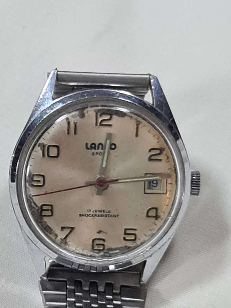 Mens vintage Lanco sport mechanical watch