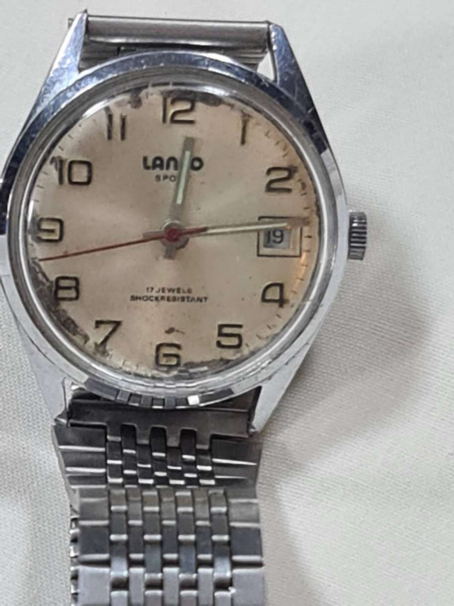 Mens vintage Lanco sport mechanical watch