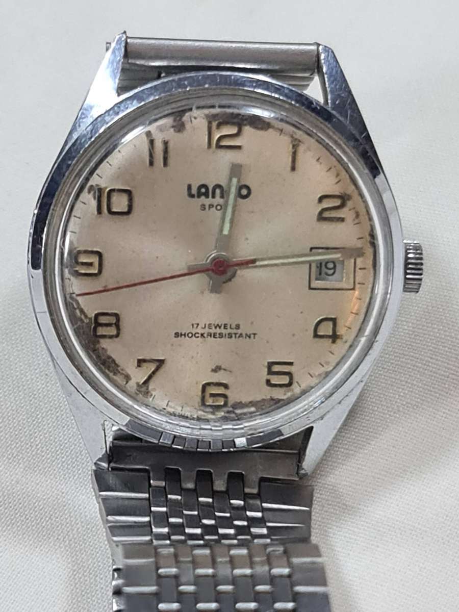 Mens vintage Lanco sport mechanical watch