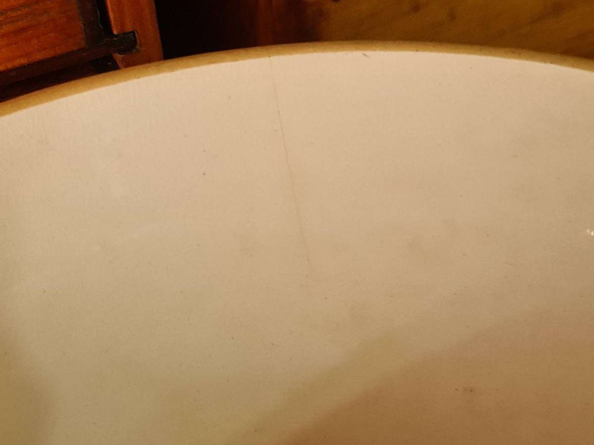 Masons vintage mixing bowl - damage