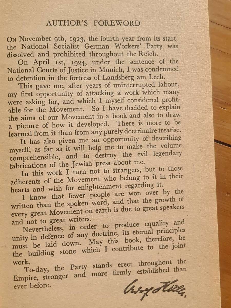 Book: My Struggle (Mein Kampf) Adolf Hitler