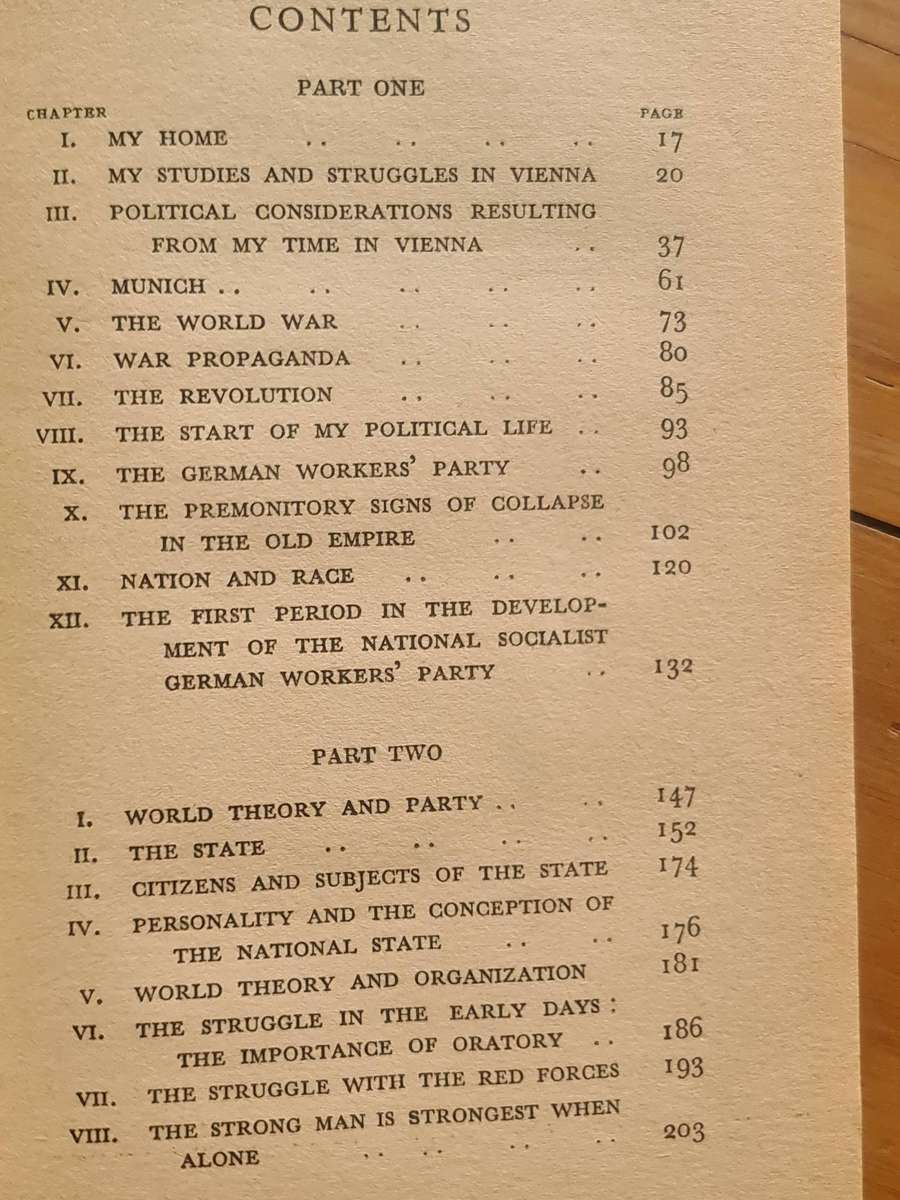 Book: My Struggle (Mein Kampf) Adolf Hitler