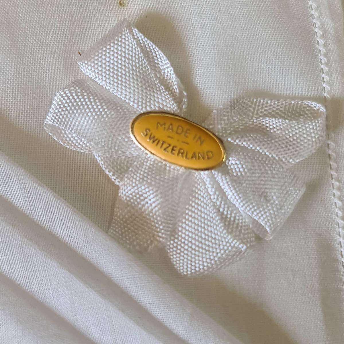 Made in Switzerland Embroidered Hankerchief in original Box.