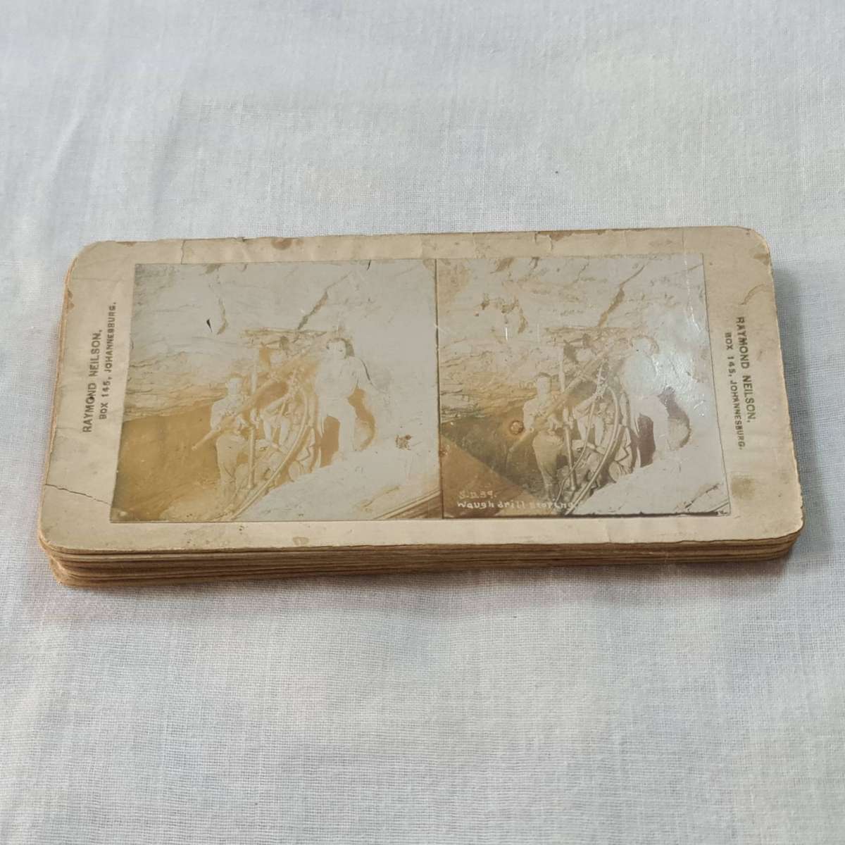 Stereoview: x14 From inside mines. Raymond Nielson JHB