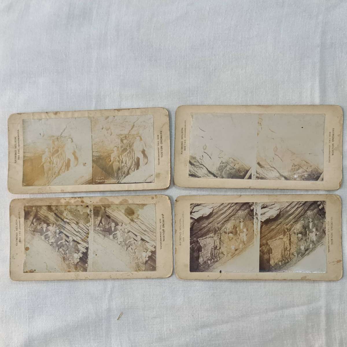 Stereoview: x14 From inside mines. Raymond Nielson JHB