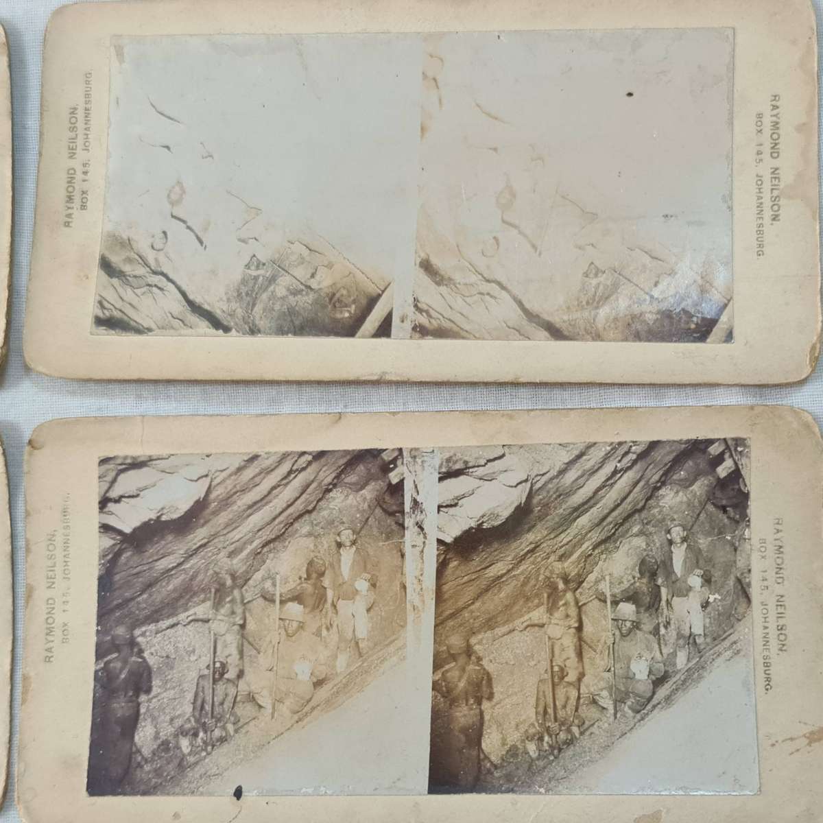 Stereoview: x14 From inside mines. Raymond Nielson JHB