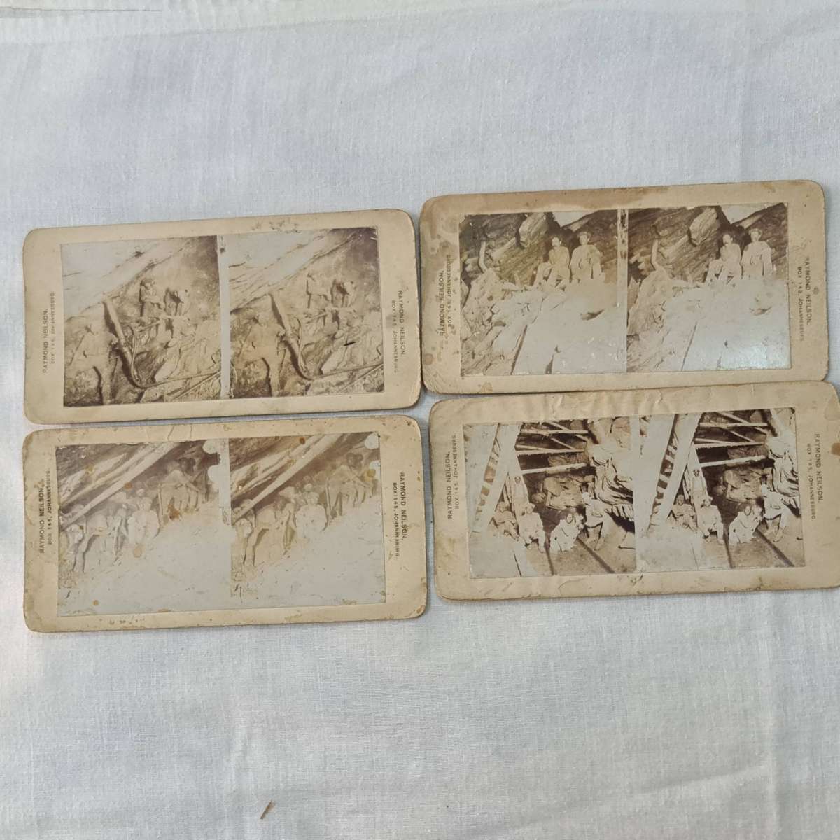 Stereoview: x14 From inside mines. Raymond Nielson JHB