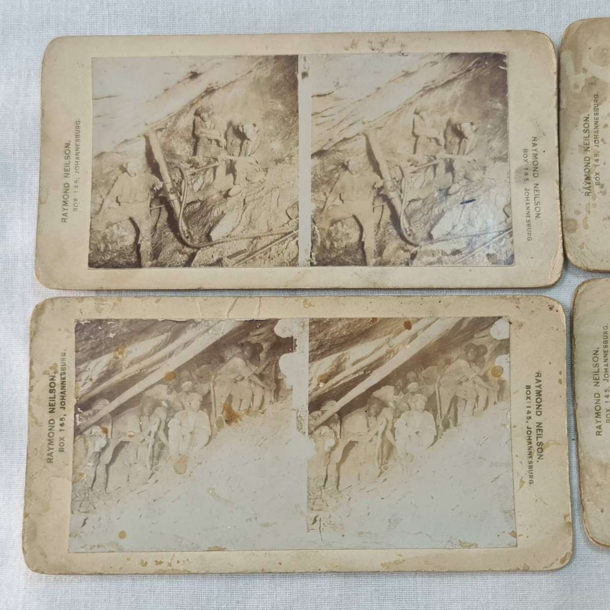 Stereoview: x14 From inside mines. Raymond Nielson JHB