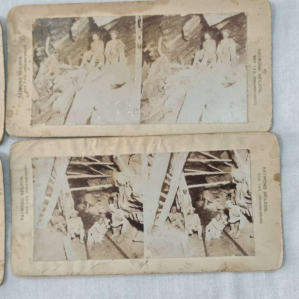 Stereoview: x14 From inside mines. Raymond Nielson JHB