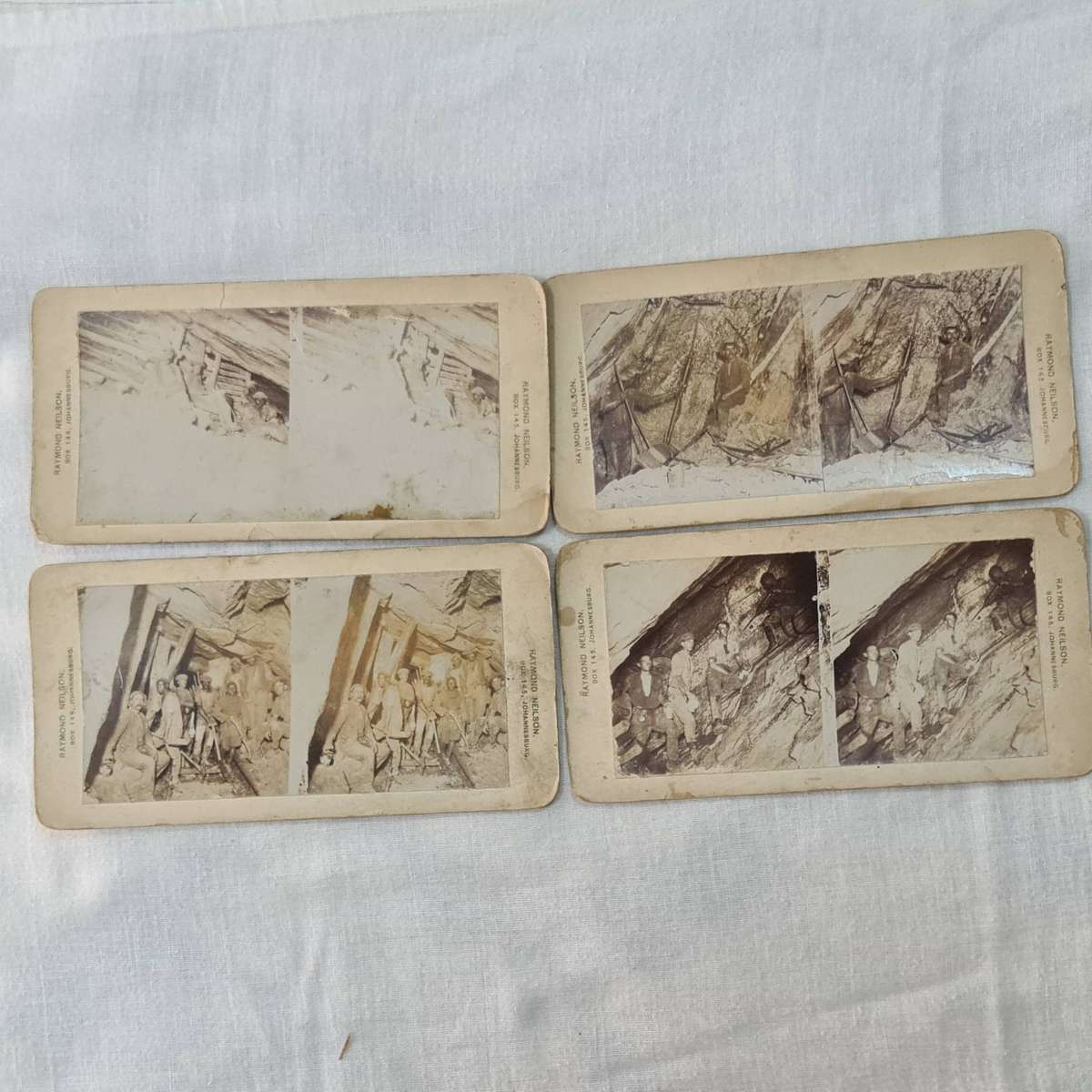 Stereoview: x14 From inside mines. Raymond Nielson JHB