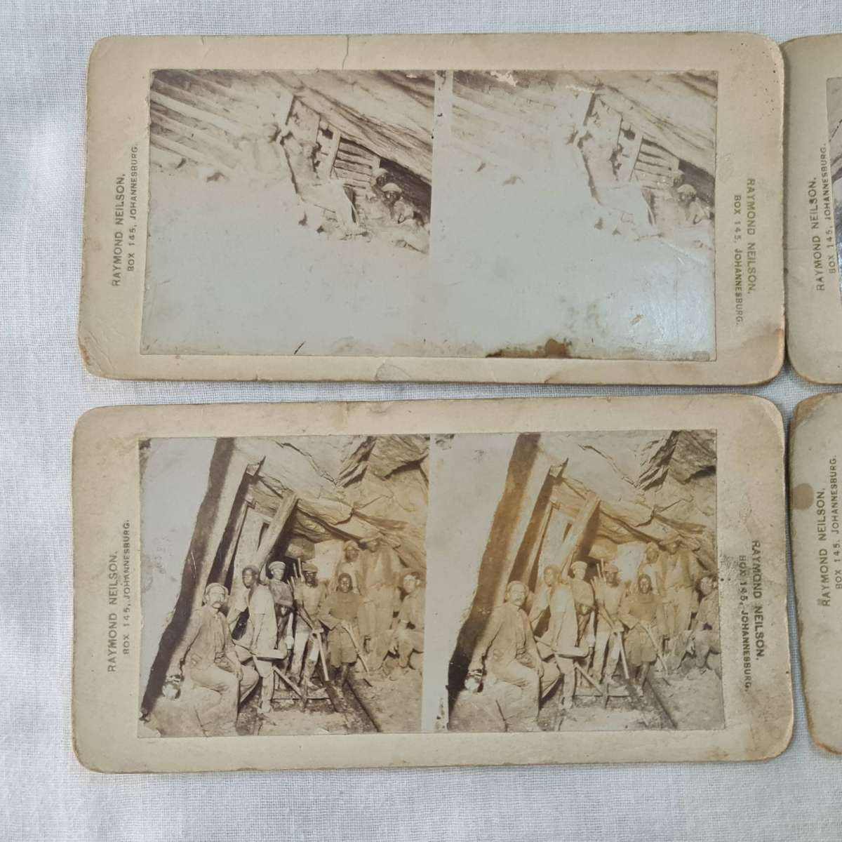 Stereoview: x14 From inside mines. Raymond Nielson JHB