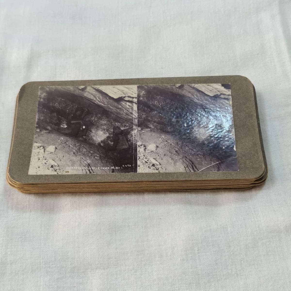 Stereoview: x12 From inside mines. Possible SA