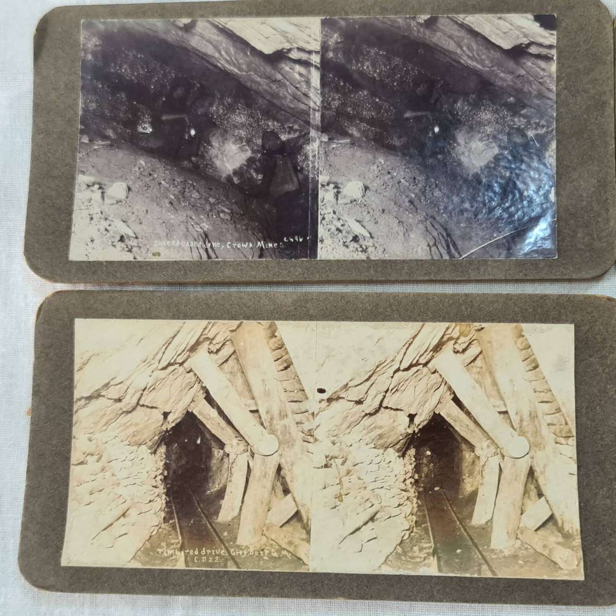 Stereoview: x12 From inside mines. Possible SA