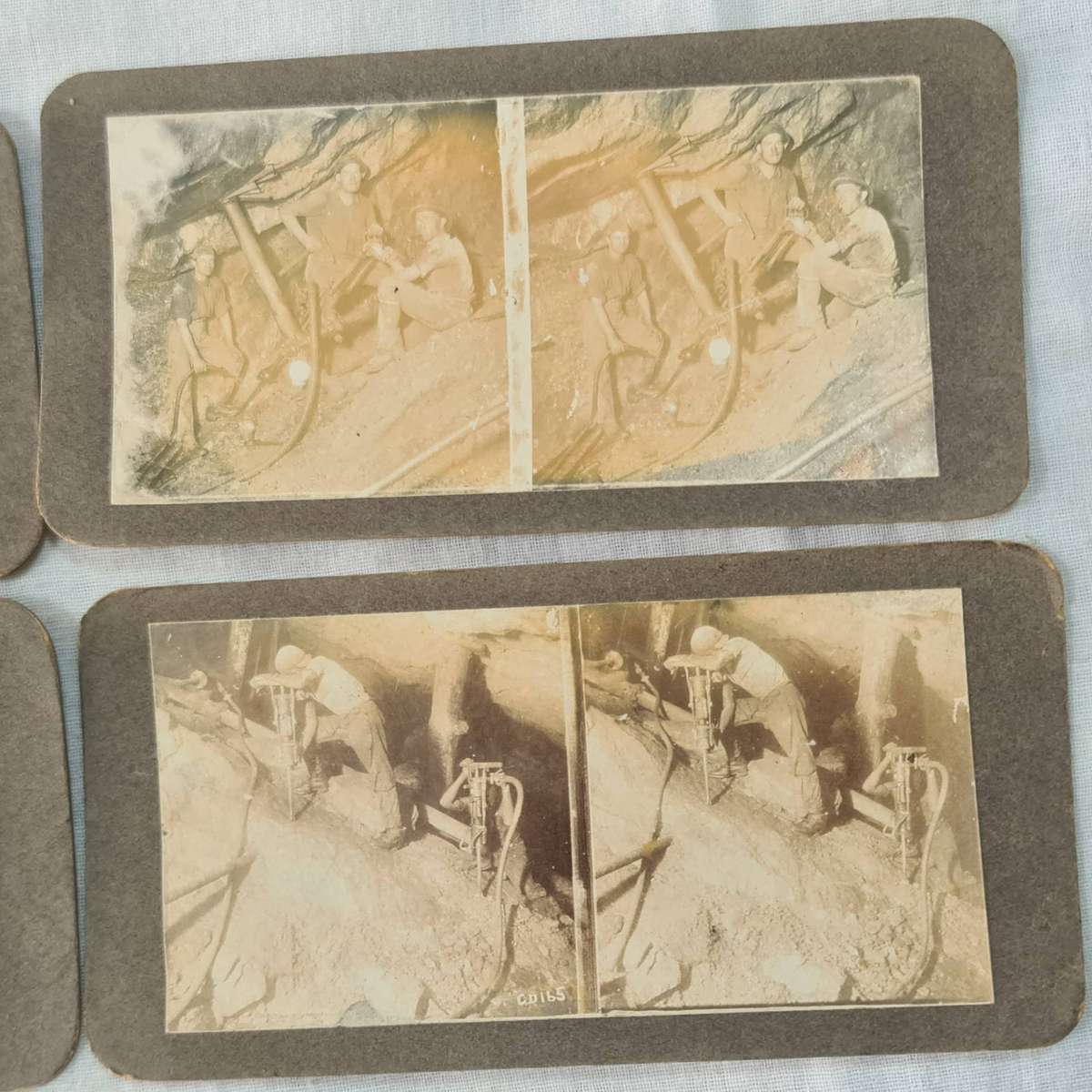 Stereoview: x12 From inside mines. Possible SA