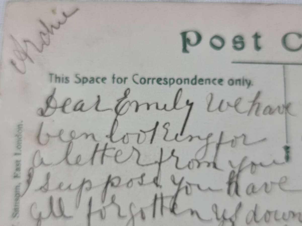 Postcard: Portion of Orient Beach, East London