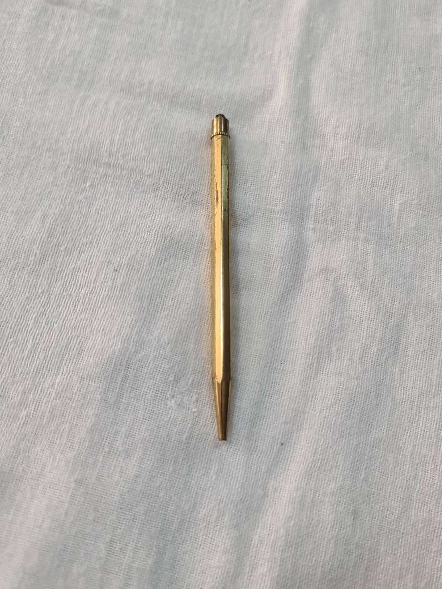 Pen: Vintage rolled gold pencil