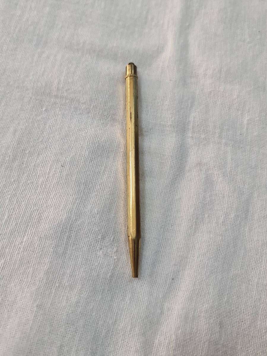 Pen: Vintage rolled gold pencil