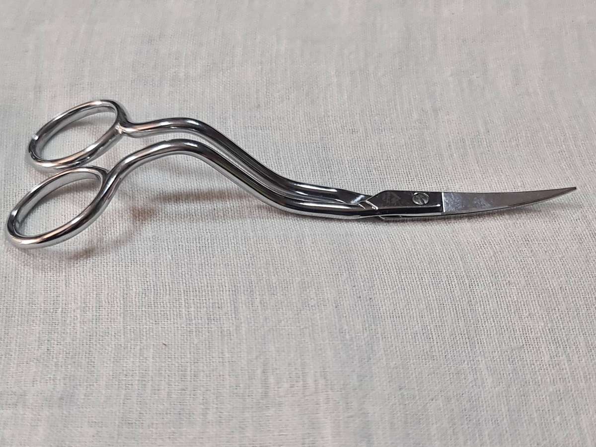 Fraliz Machine Scissors, Step Handle + Curved Blade