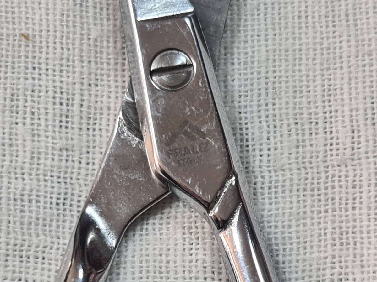 Fraliz Machine Scissors, Step Handle + Curved Blade