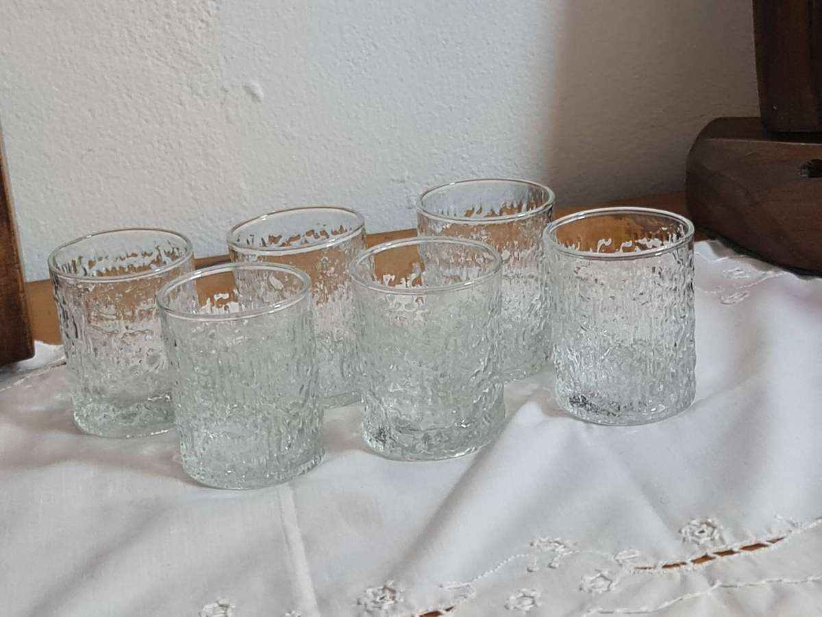 Set x6 Retro Jusice glasses by Ravenhead Siesta