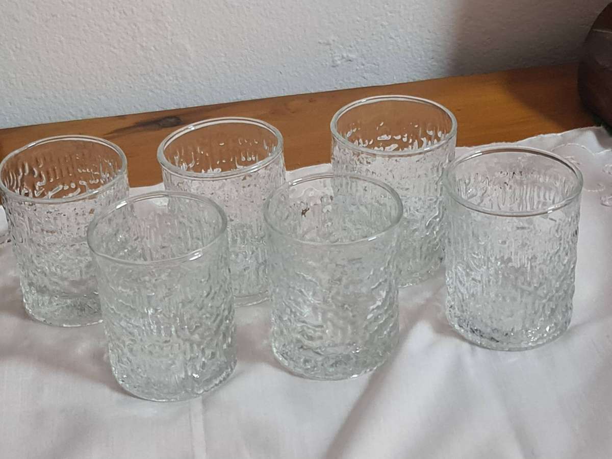 Set x6 Retro Jusice glasses by Ravenhead Siesta
