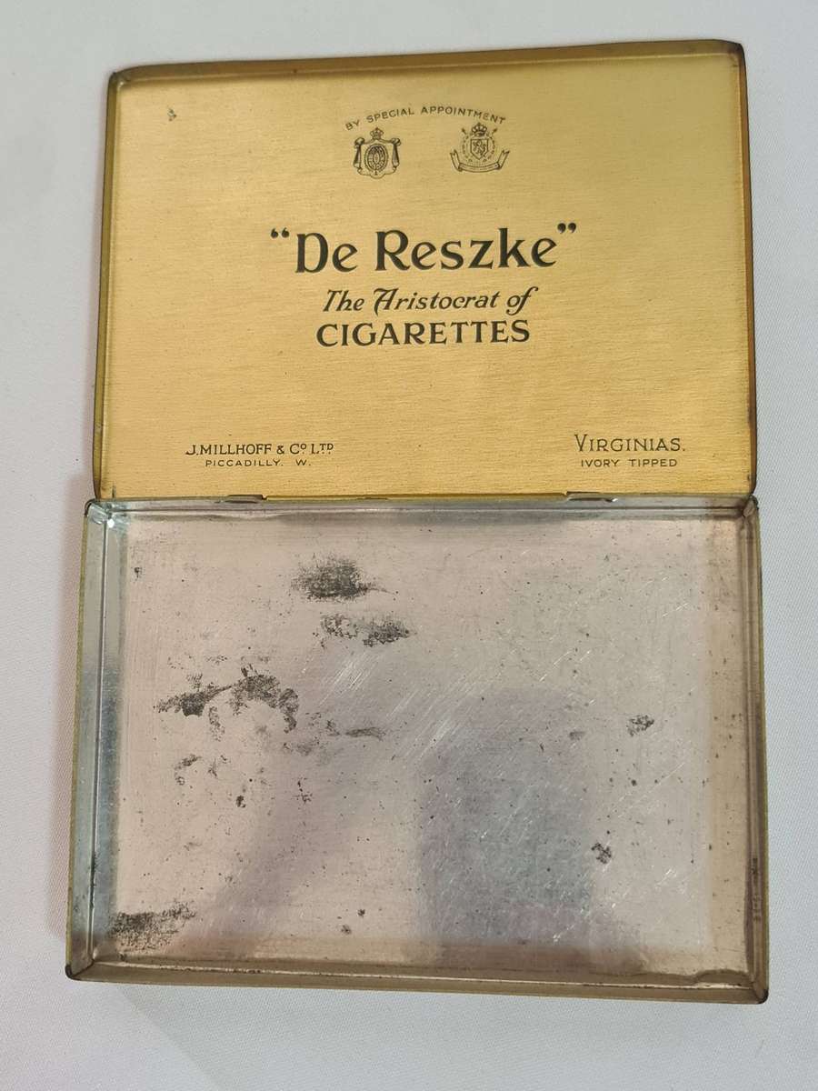 "De Reszke" The Aristocrat of cigarettes tin