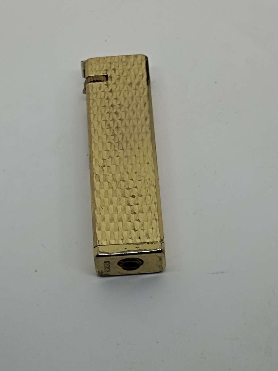 Vintage gold tone Ronson lighter
