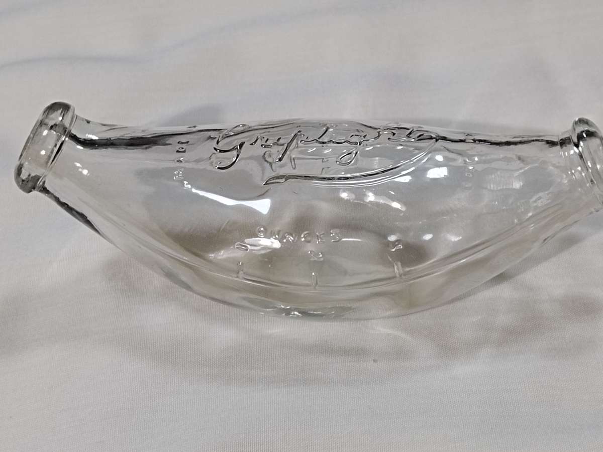 Grip tight circa 1950 baby glass bottle