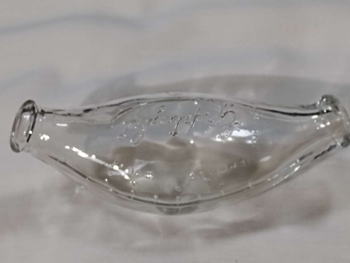 Grip tight circa 1950 baby glass bottle