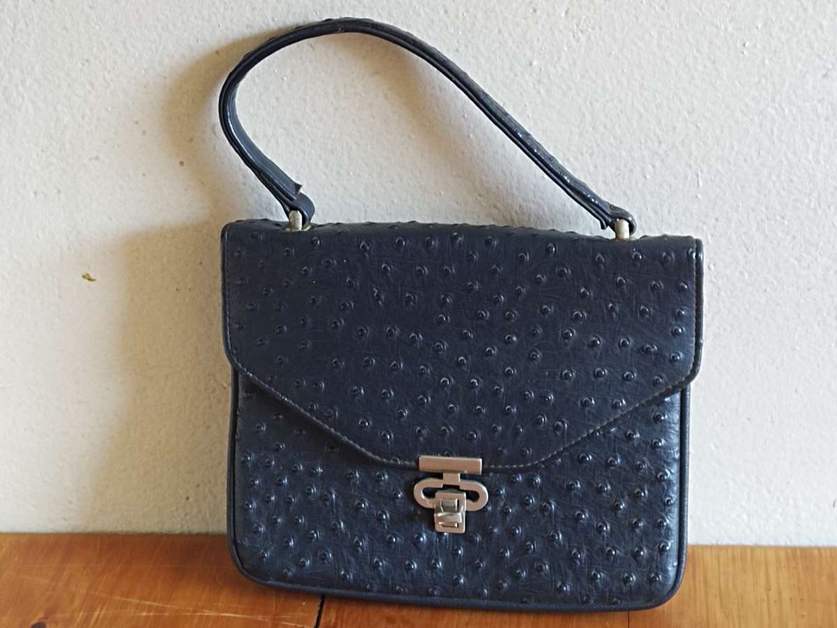 Vintage Ostrich hand bag