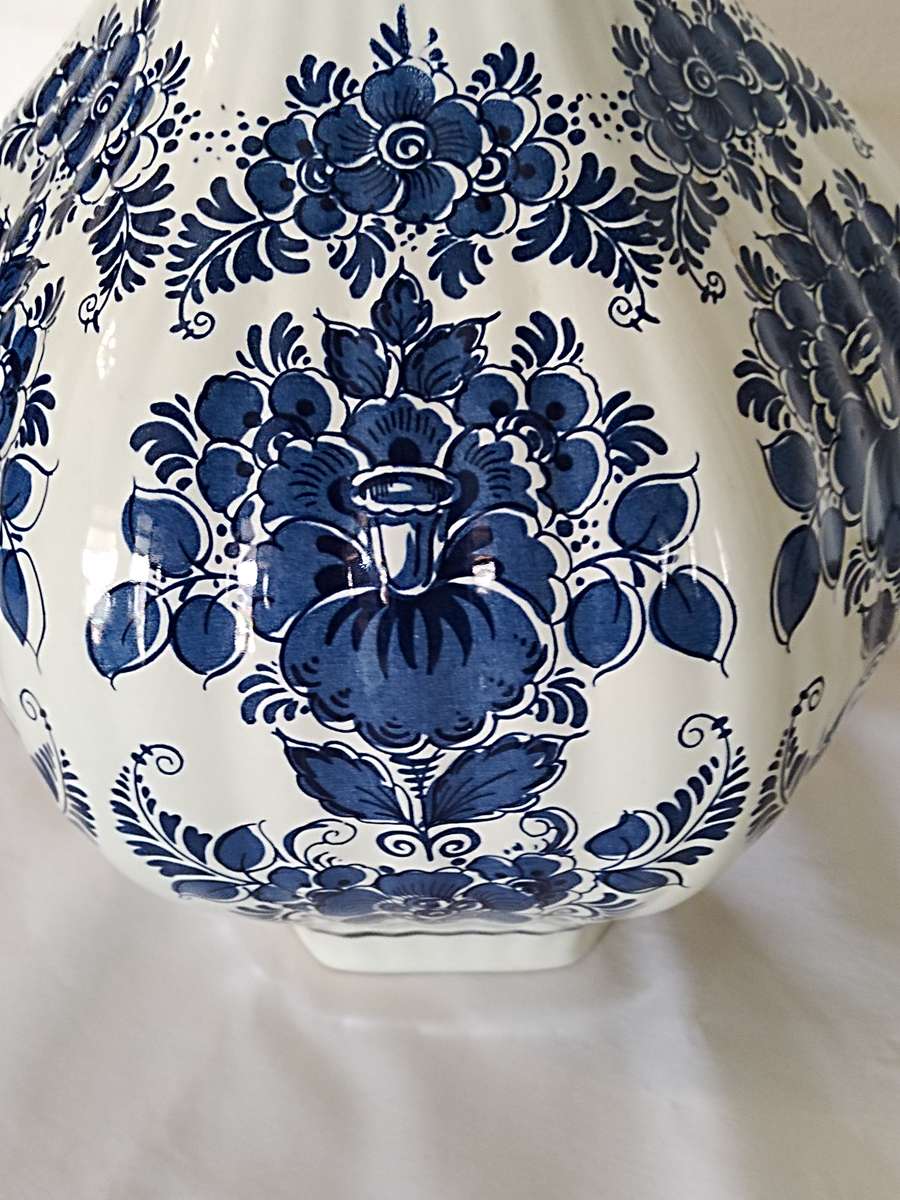 Blauw Delft - Dister hand painted large vase